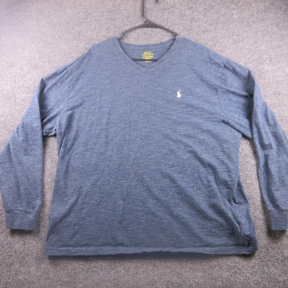 Polo Ralph Lauren Other - Polo Ralph Lauren Sweater Mens XL Blue Classic Fit V Neck Pullover Pony Logo